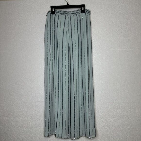 Miss Selfridge Embellished Palazzo Trousers Party Pants 6 - Picture 3 of 5